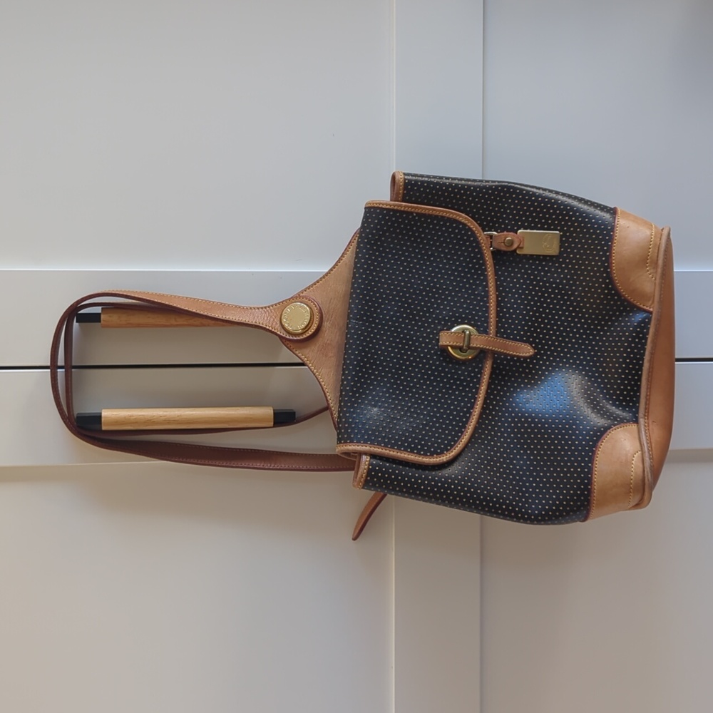 Dooney & Bourke Vintage Cabriolet Perforated Leather Backpack